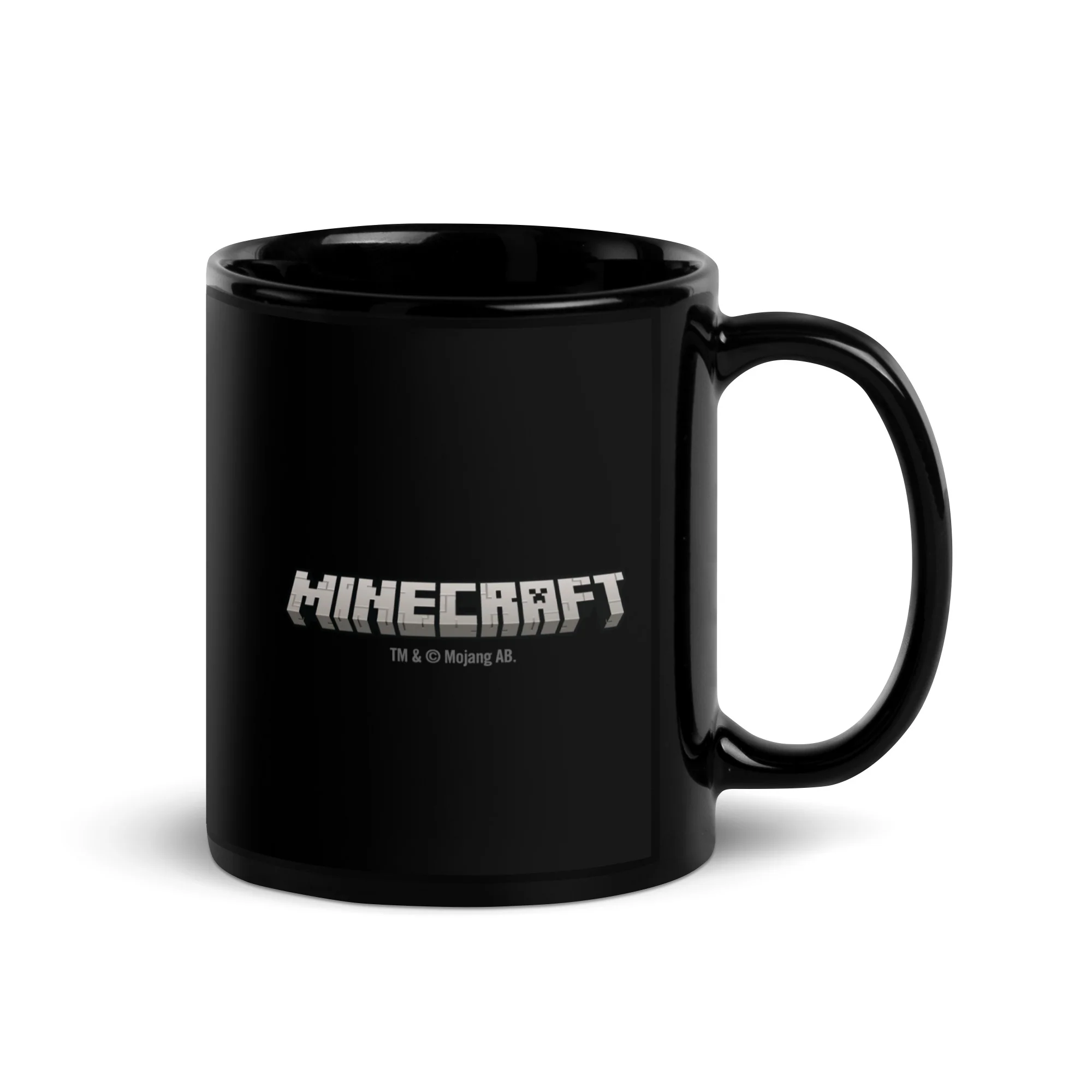 Minecraft Personalized Photo Black Mug Survival Mode - Image 2