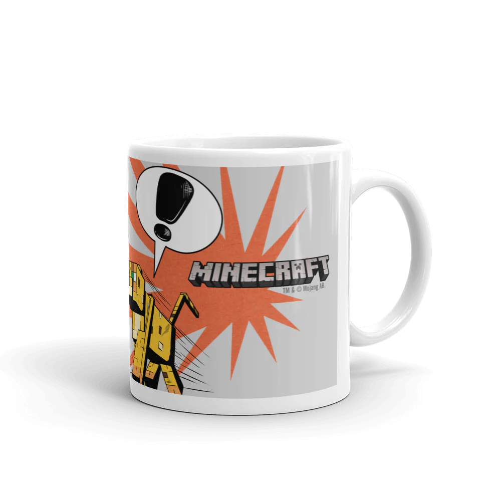 Minecraft Creeper Zoom White Mug - Image 3