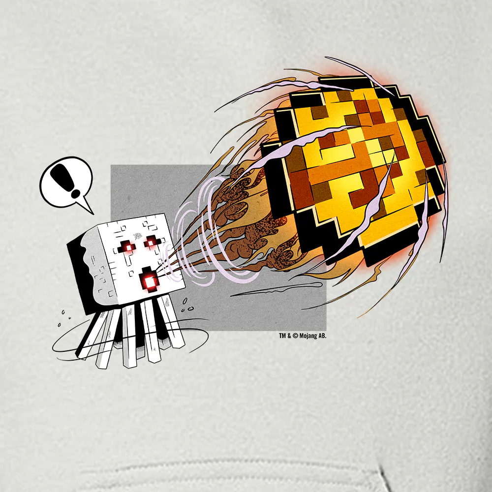 Minecraft Ghast Kids Pullover Hoodie - Image 4