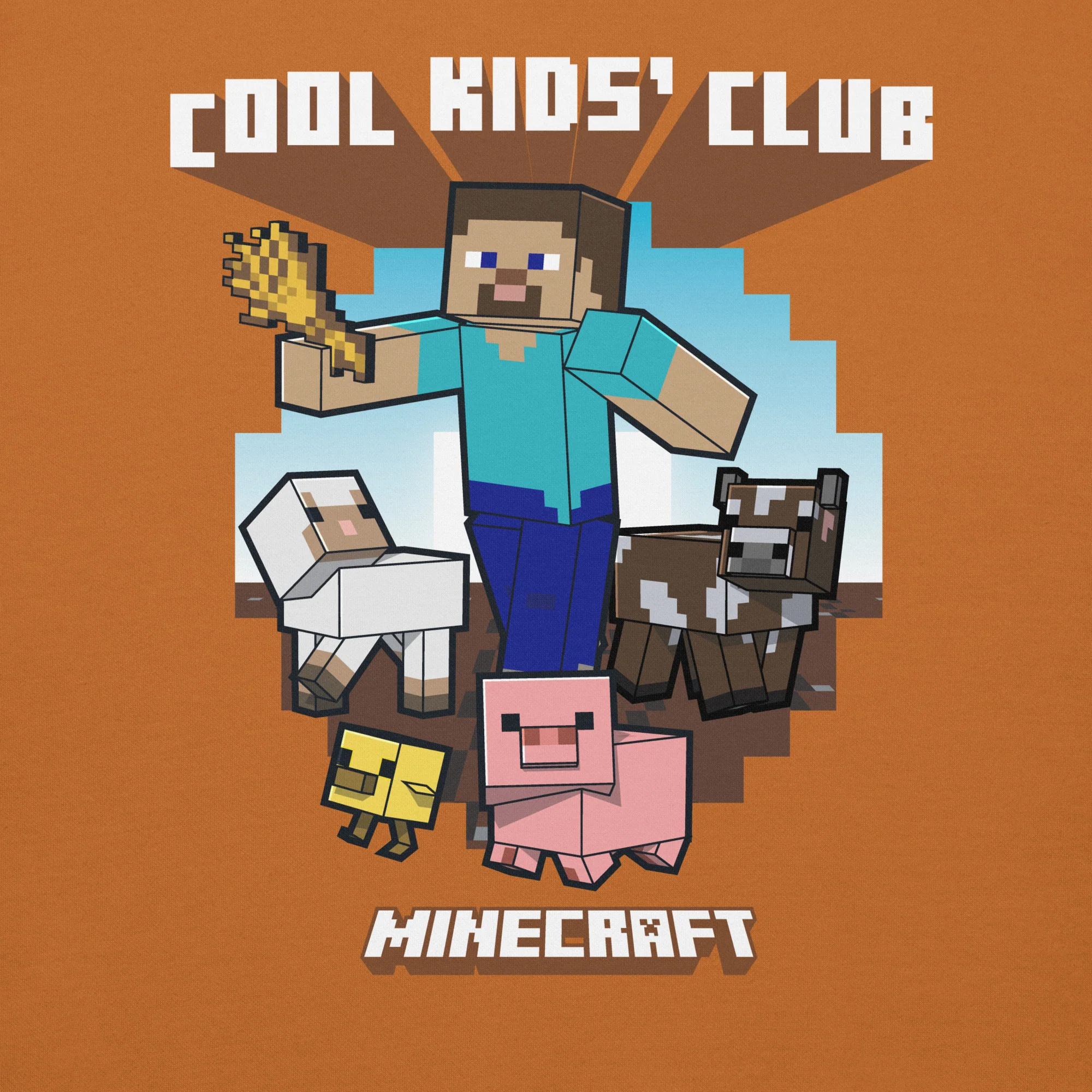 Minecraft Adult Hoodie Cool Kids Club - Image 2