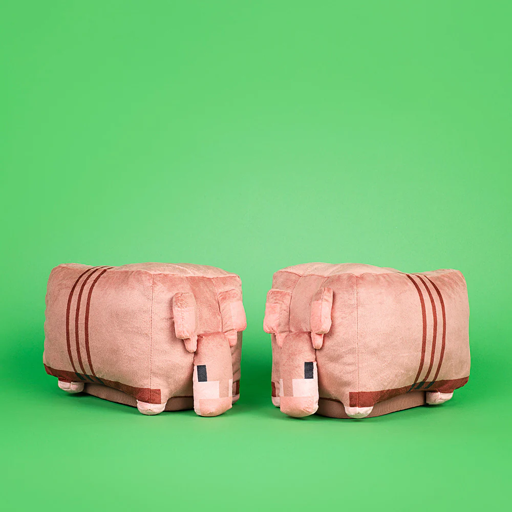 Minecraft Armadillo Plush Kids Slippers - Image 4