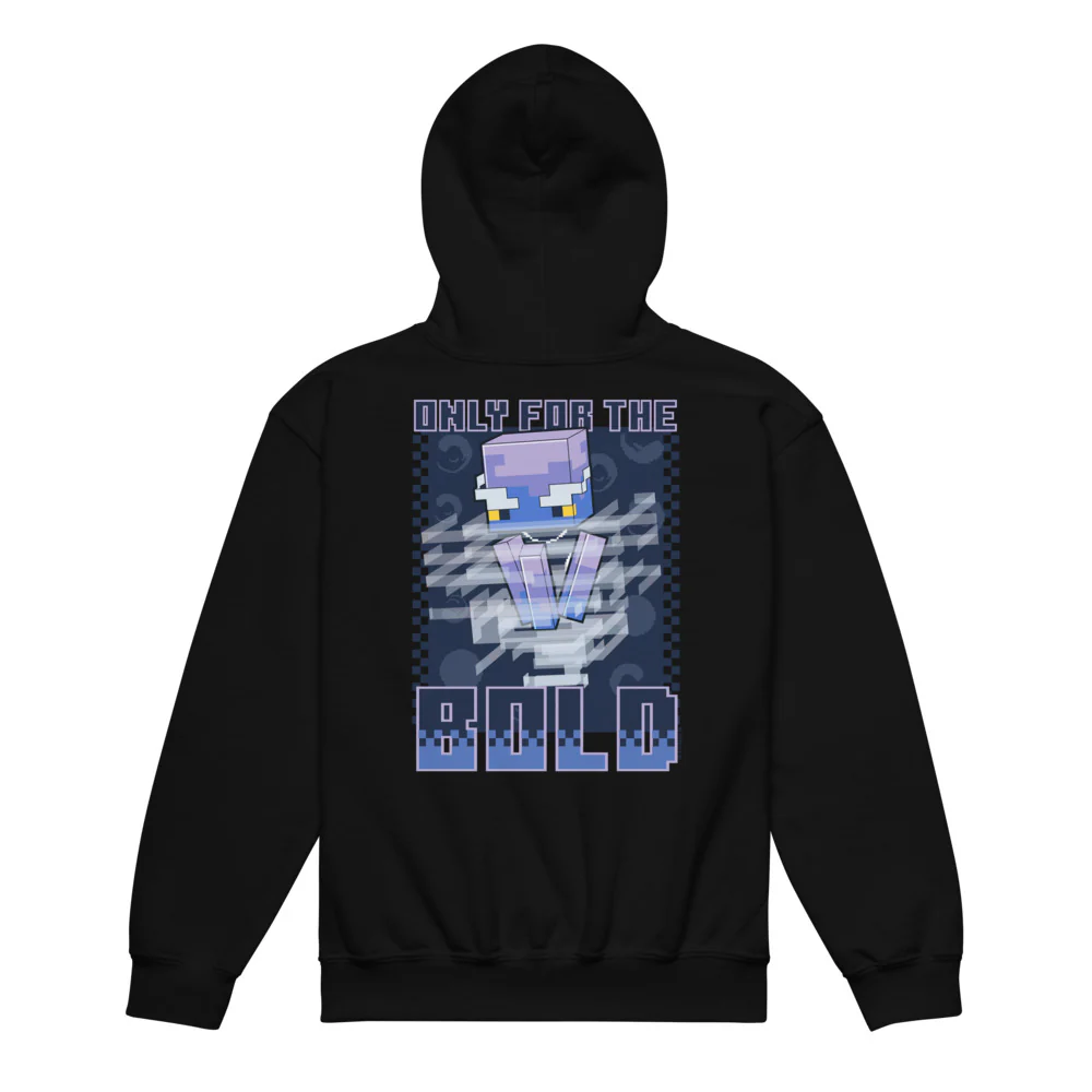 Minecraft Breeze Checkered Kids Hoodie