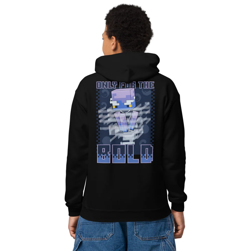 Minecraft Breeze Checkered Kids Hoodie - Image 4