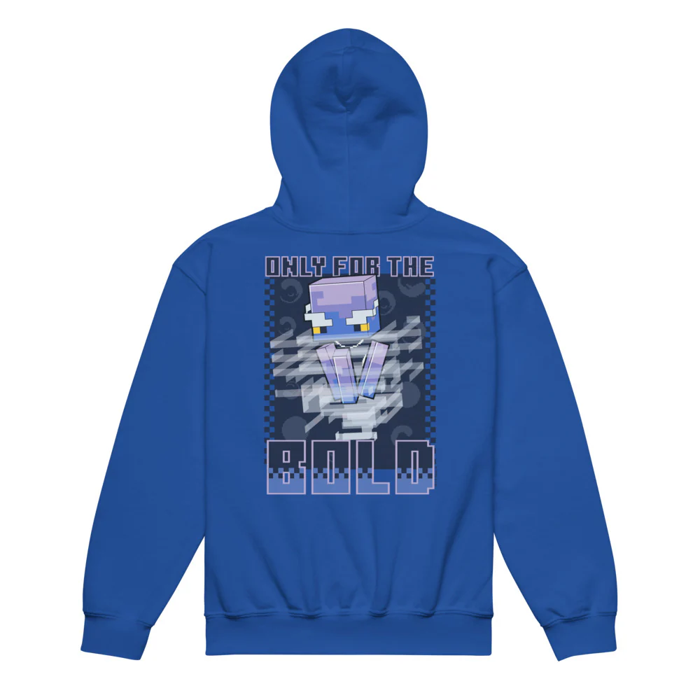 Minecraft Breeze Checkered Kids Hoodie - Image 5