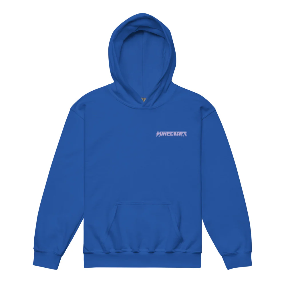Minecraft Breeze Checkered Kids Hoodie - Image 6