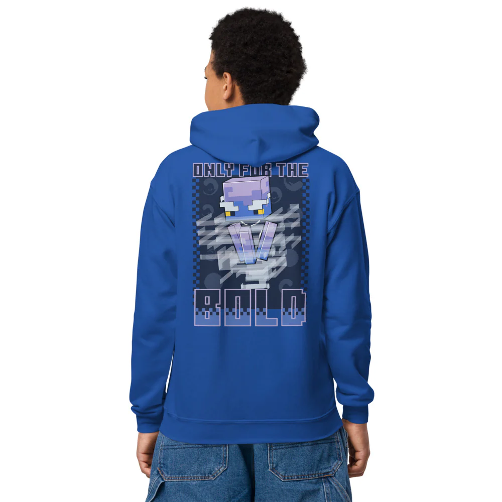 Minecraft Breeze Checkered Kids Hoodie - Image 7