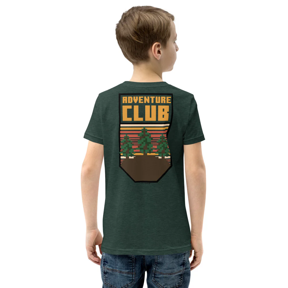 Minecraft Camping Adventure Club Kids T-Shirt - Image 12