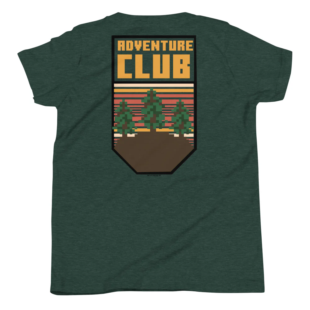 Minecraft Camping Adventure Club Kids T-Shirt - Image 7