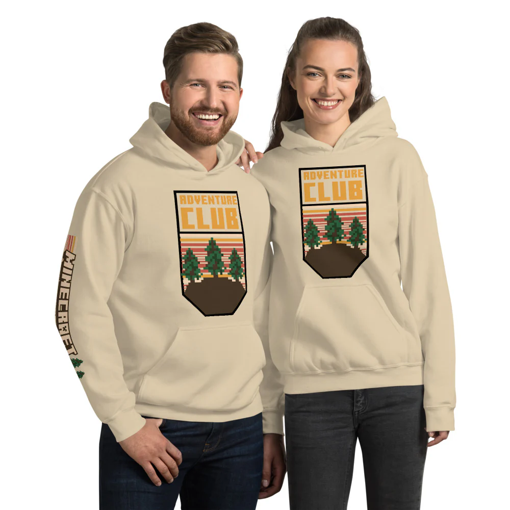 Minecraft Camping Adventure Club Adult Hoodie - Image 6