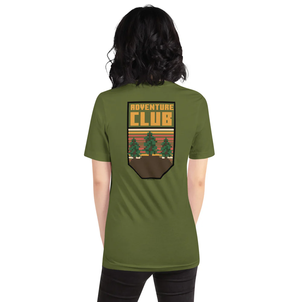 Minecraft Camping Adventure Club Unisex T-Shirt - Image 8