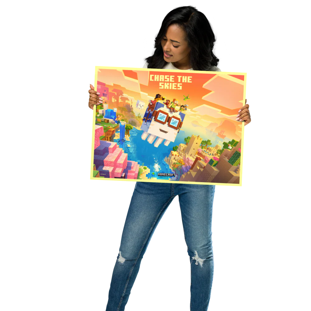 Minecraft Chase The Skies Premium Poster - Image 2