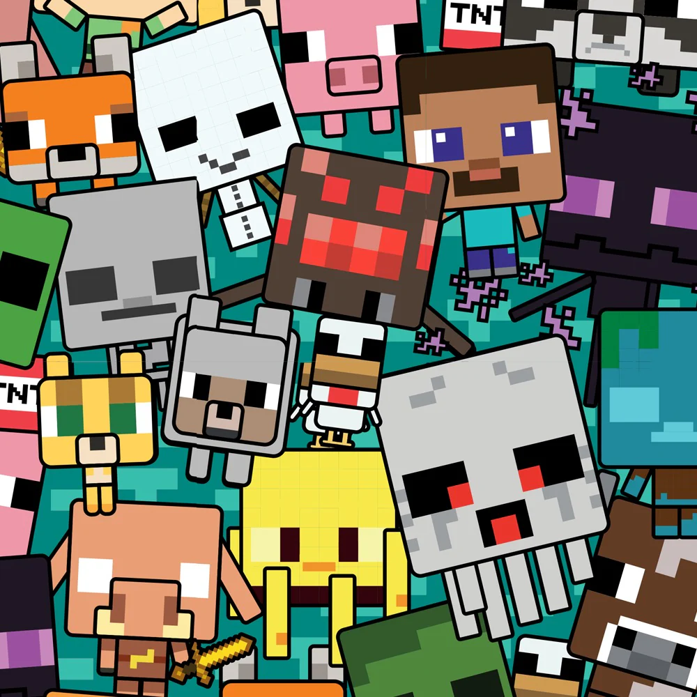 Minecraft Chibi Character Pattern Fanny Pack - Image 2