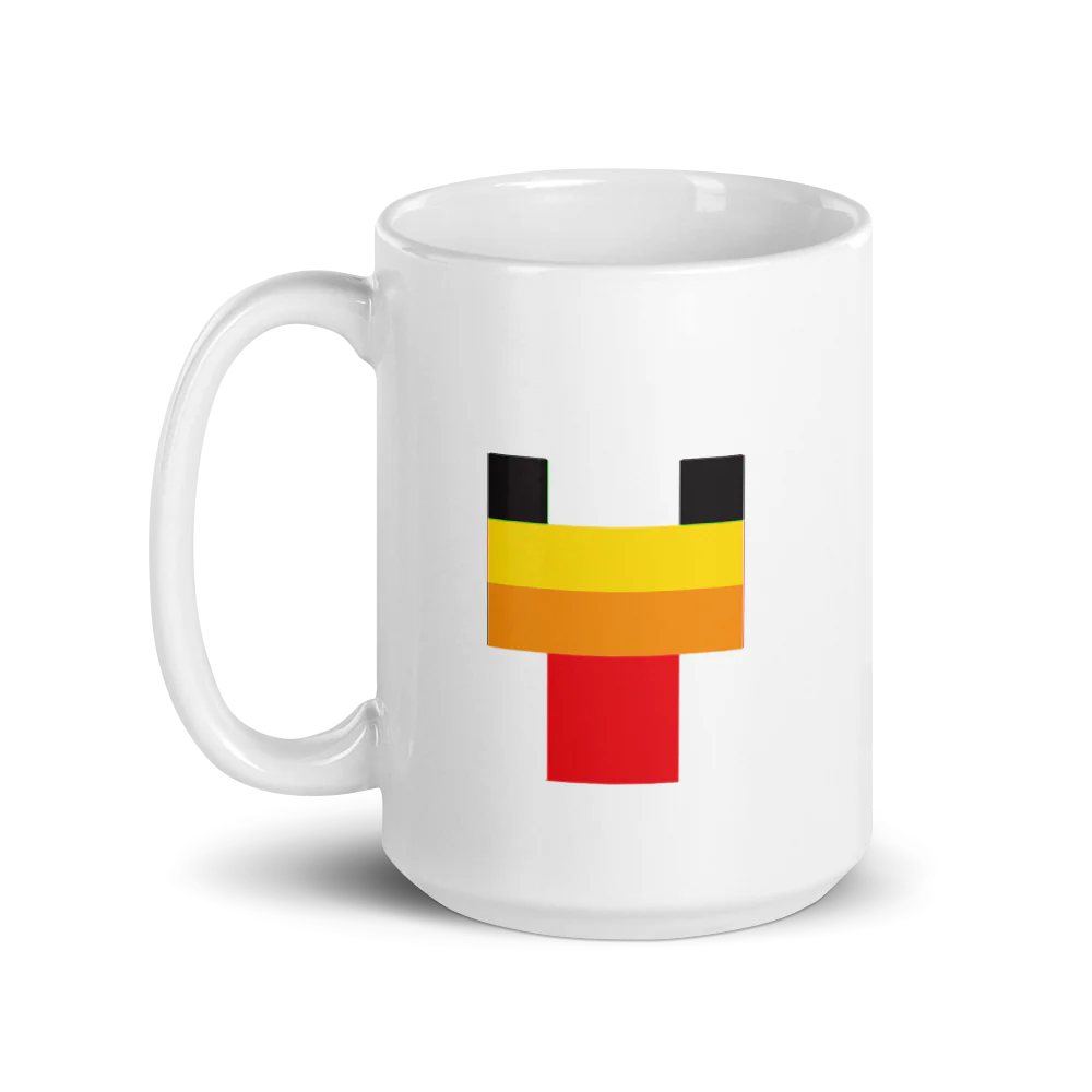 Minecraft Chicken Face White Mug - Image 4