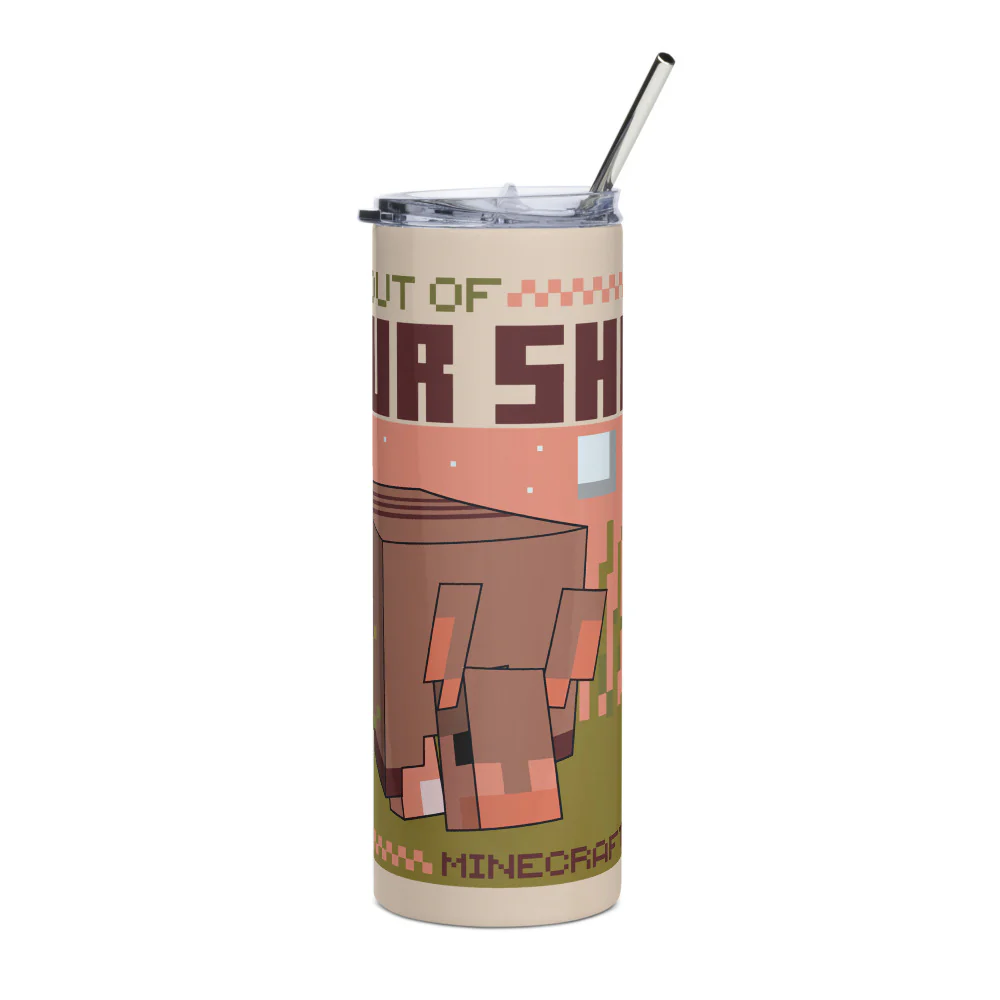 Minecraft Come Out Of Your Shell Skinny Tumbler