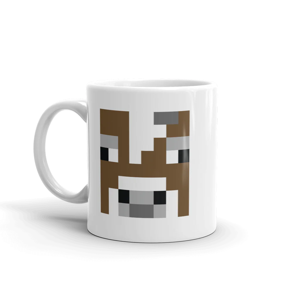 Minecraft Cow White Mug - Image 3