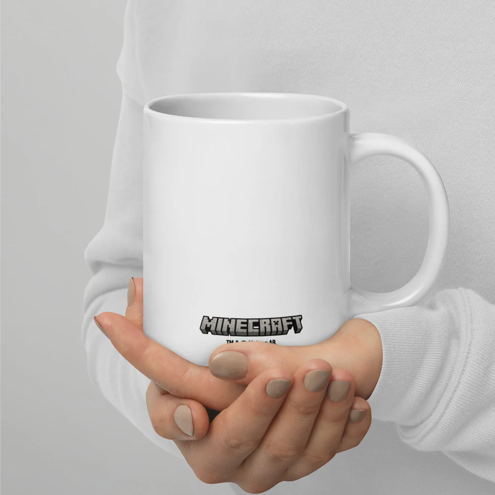 Minecraft Creeper Face White Mug - Image 14