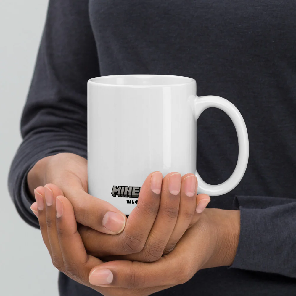 Minecraft Creeper Face White Mug - Image 6