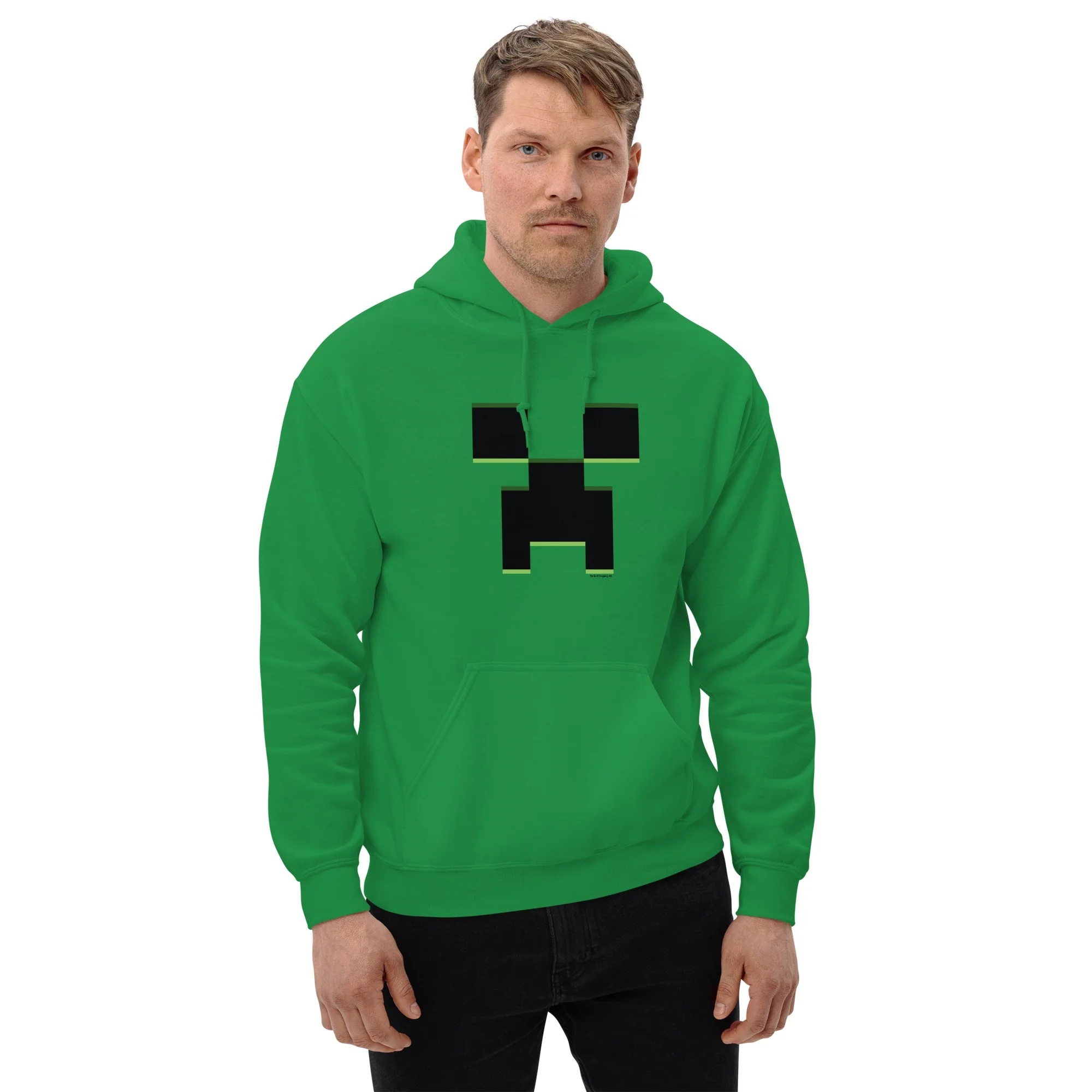 Minecraft Creeper Adult Hoodie - Image 3