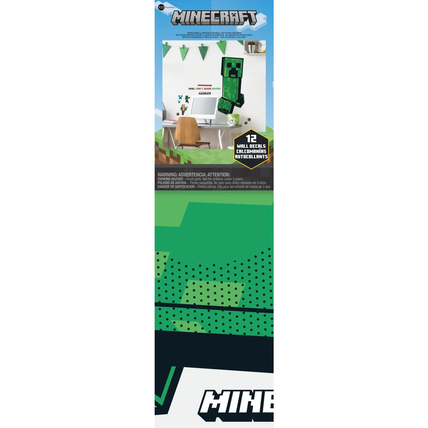 Minecraft Creeper Giant Wall Decals - Image 4