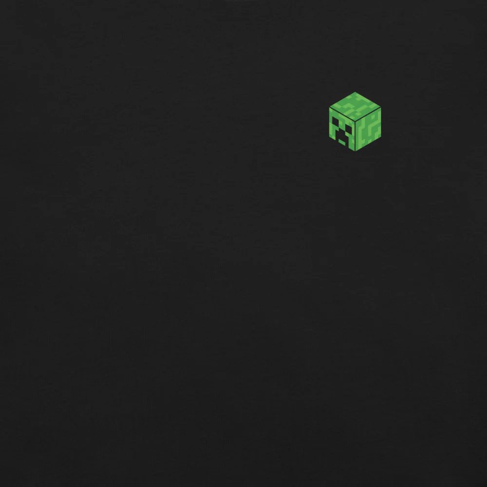 Minecraft Creeper Mines Adult T-Shirt - Image 4