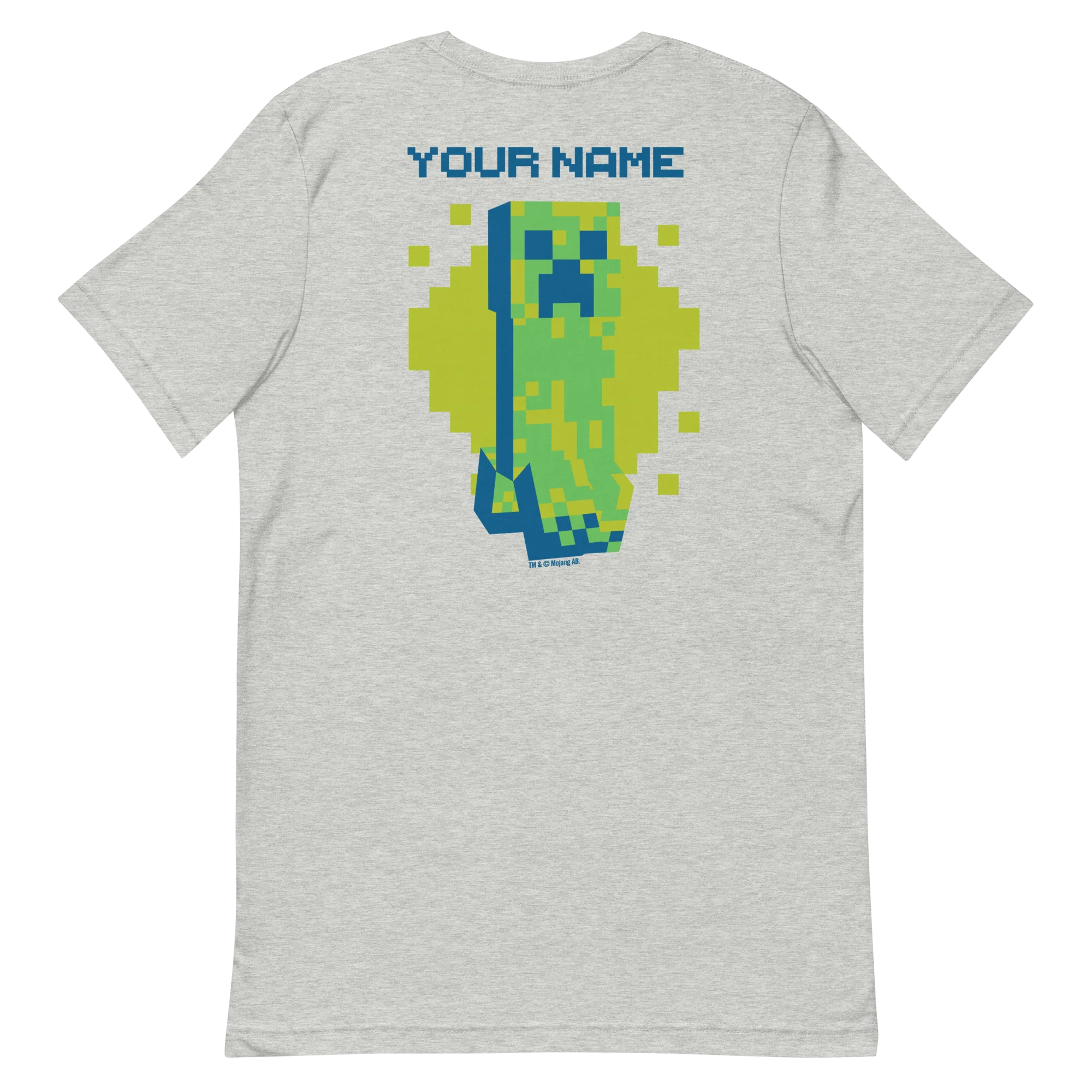 Minecraft Creeper Personalized Adult T-Shirt