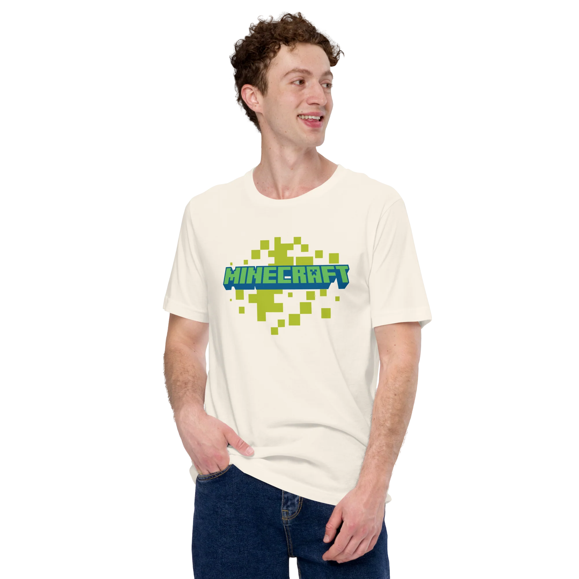 Minecraft Creeper Personalized Adult T-Shirt - Image 5