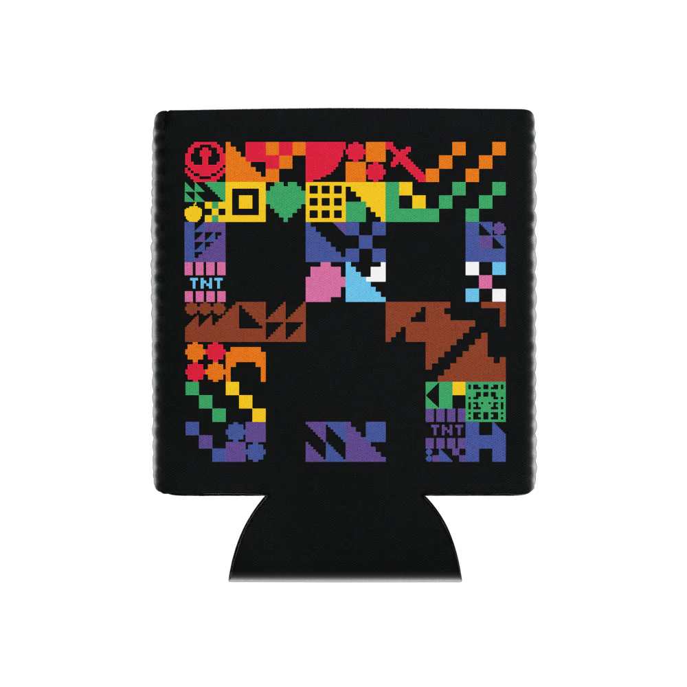 Minecraft Creeper Pride Can Cooler - Image 6