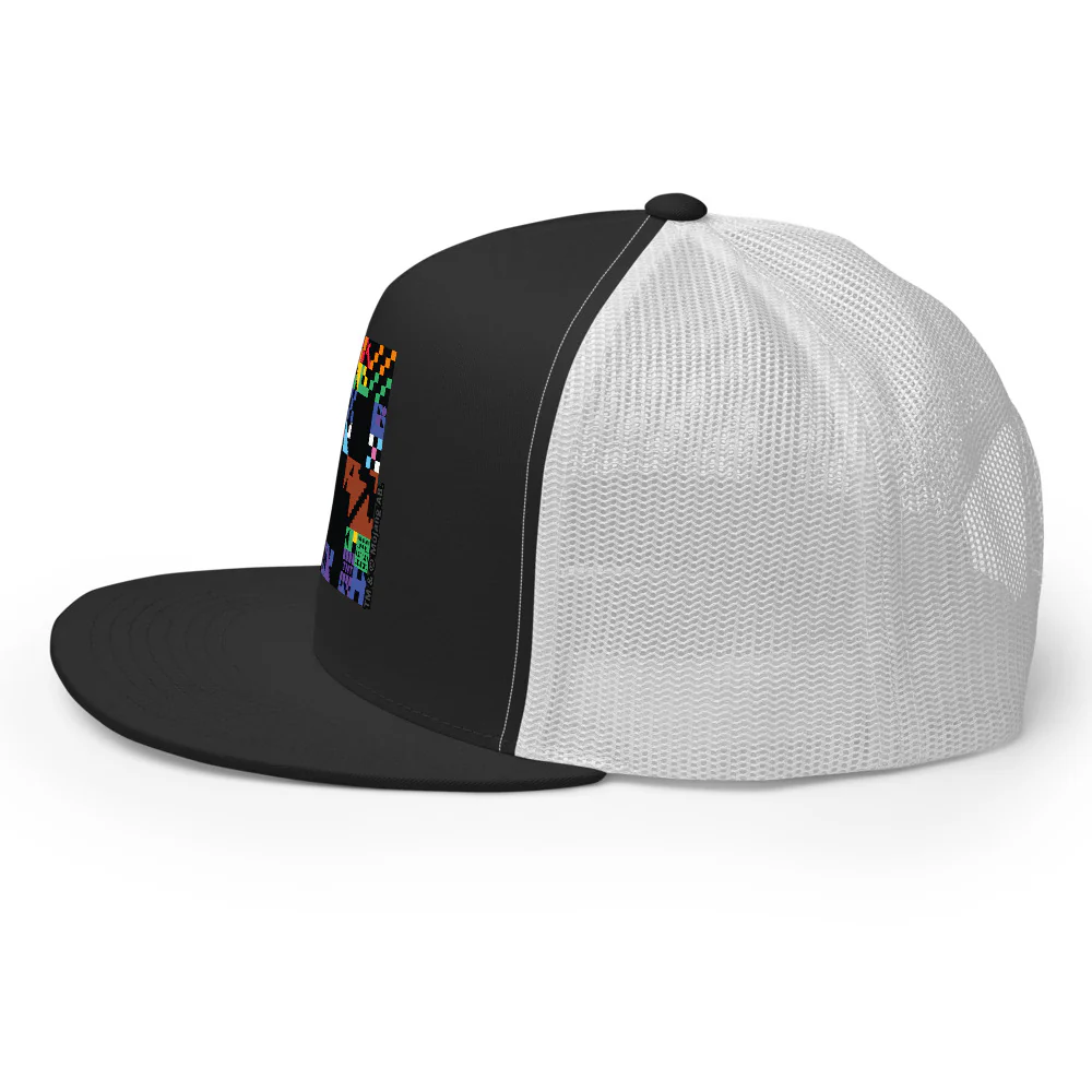 Minecraft Creeper Pride Trucker Hat - Image 4