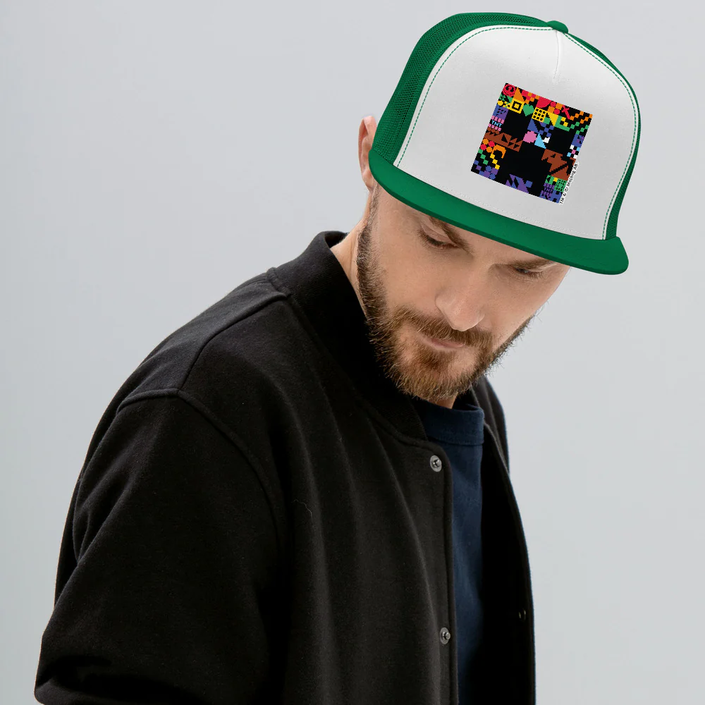 Minecraft Creeper Pride Trucker Hat - Image 9