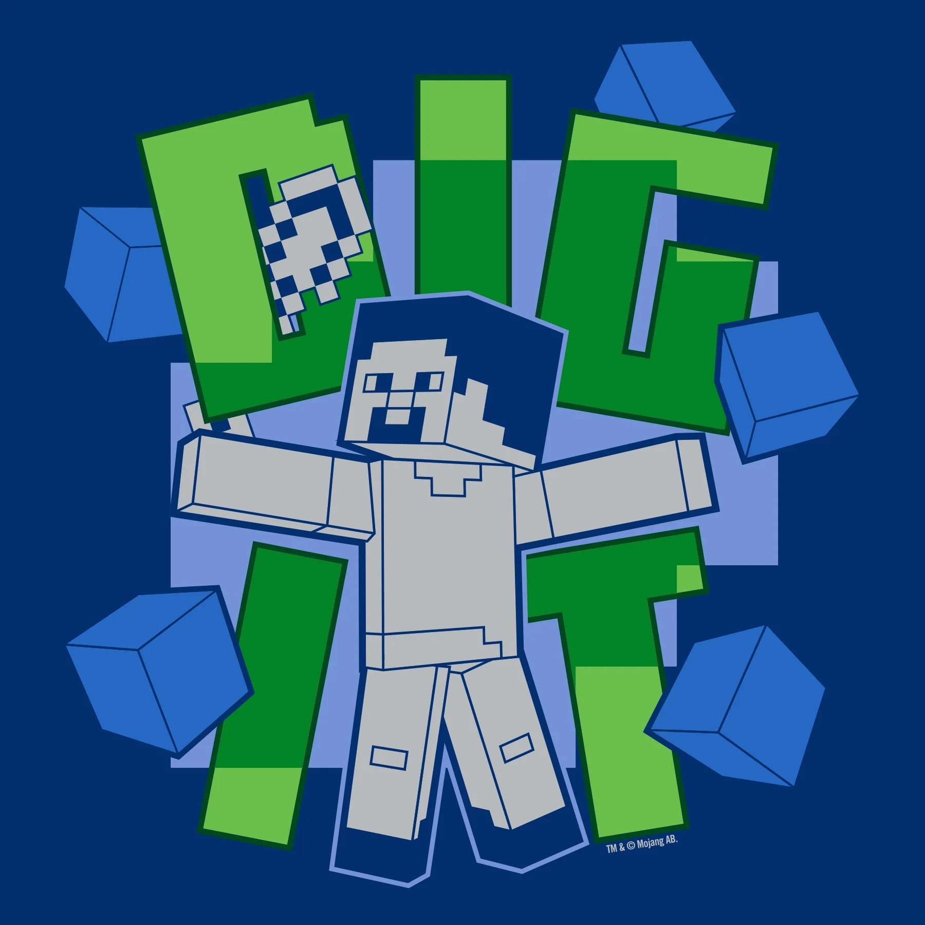 Minecraft Dig It Skateboard Deck Wall Art - Image 2