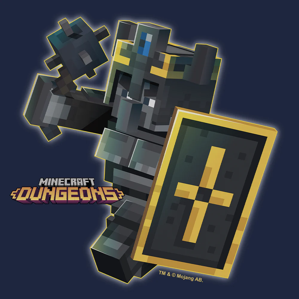 Minecraft Dungeons Logo Kids Hooded Sweatshirt - Image 2
