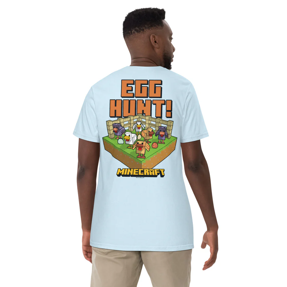 Minecraft Egg Hunt Comfort Colors Adult T-Shirt - Image 14