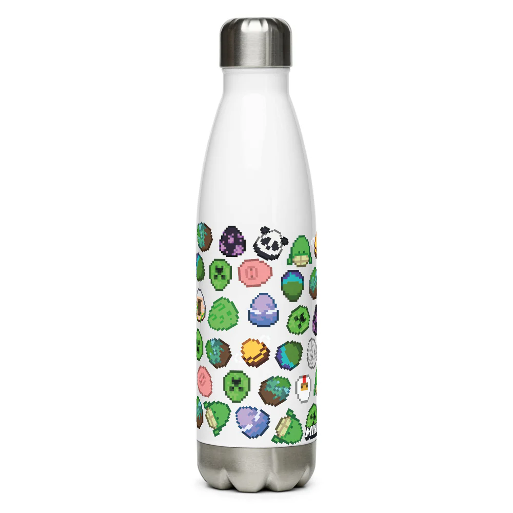 Minecraft Egg Pattern Stainless Steel Water Bottle - Image 3