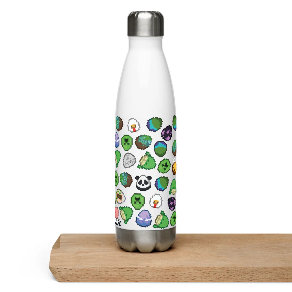 Minecraft Egg Pattern Stainless Steel Water Bottle - Image 5