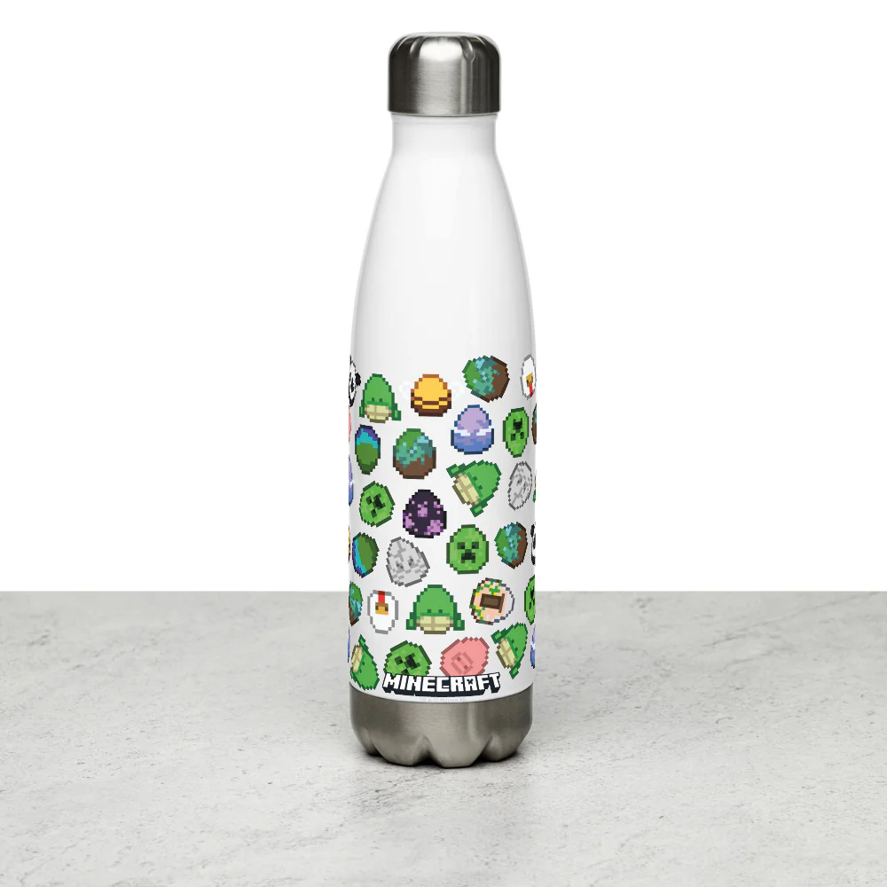 Minecraft Egg Pattern Stainless Steel Water Bottle - Image 7