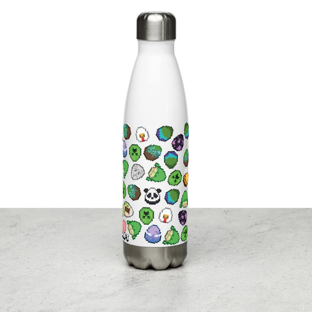 Minecraft Egg Pattern Stainless Steel Water Bottle - Image 8