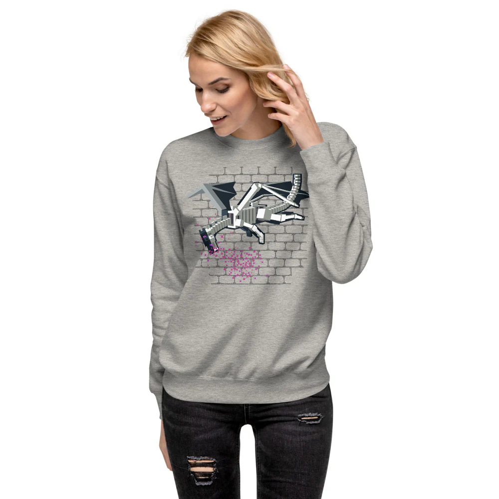 Minecraft Ender Dragon Unisex Crewneck - Image 3