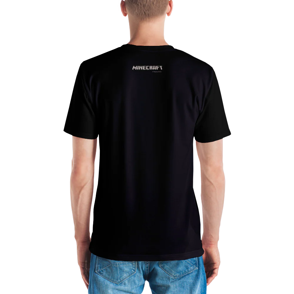 Minecraft Enderman Eyes Unisex Short Sleeve T-Shirt - Image 3