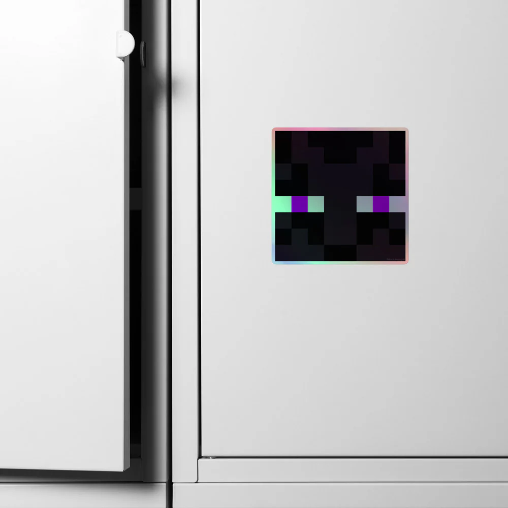 Minecraft Enderman Holographic Sticker - Image 13