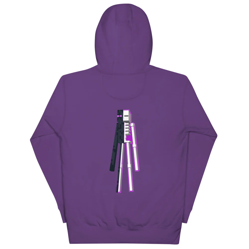Minecraft Enderman Skeleton Unisex Premium Hoodie - Image 5