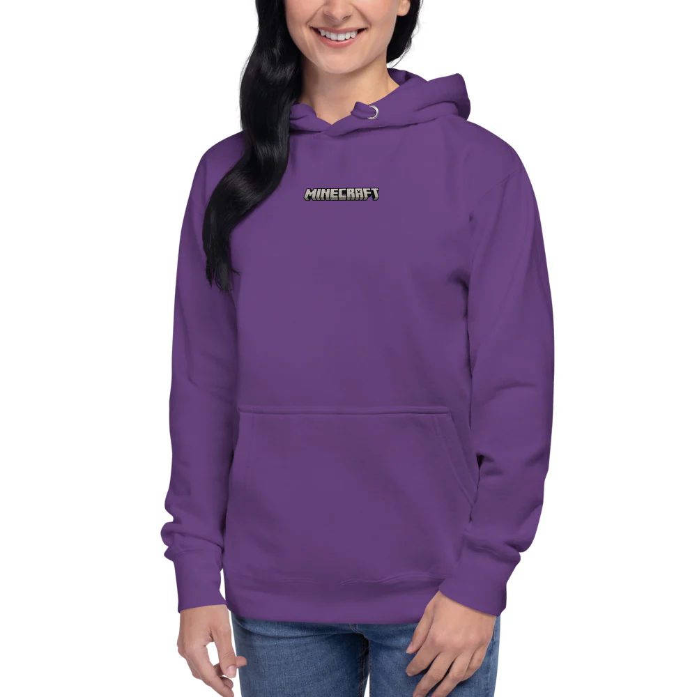 Minecraft Enderman Skeleton Unisex Premium Hoodie - Image 8