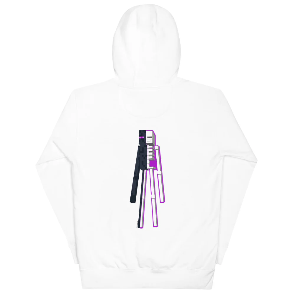 Minecraft Enderman Skeleton Unisex Premium Hoodie - Image 9