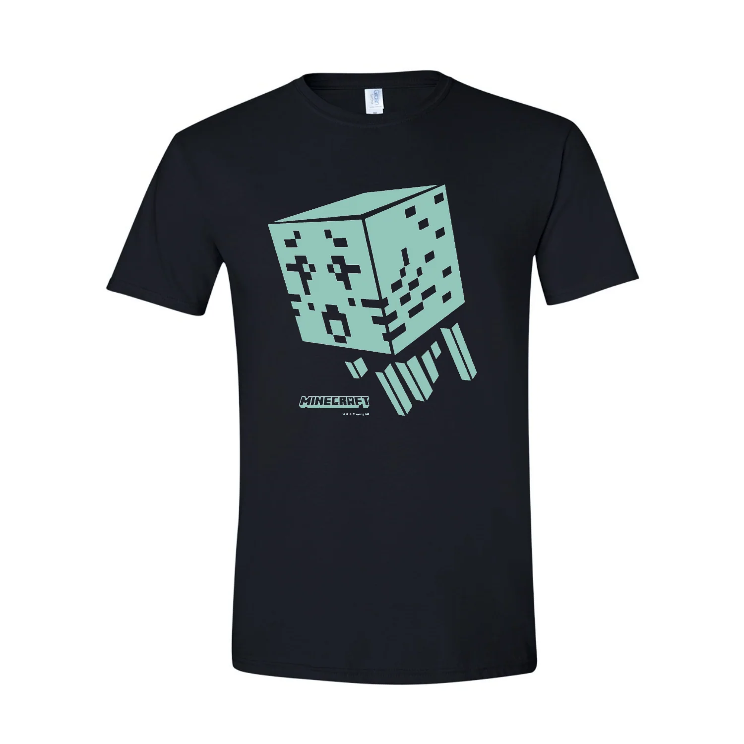 Minecraft Ghast Glow In The Dark Adult Short Sleeve T-Shirt - Image 2