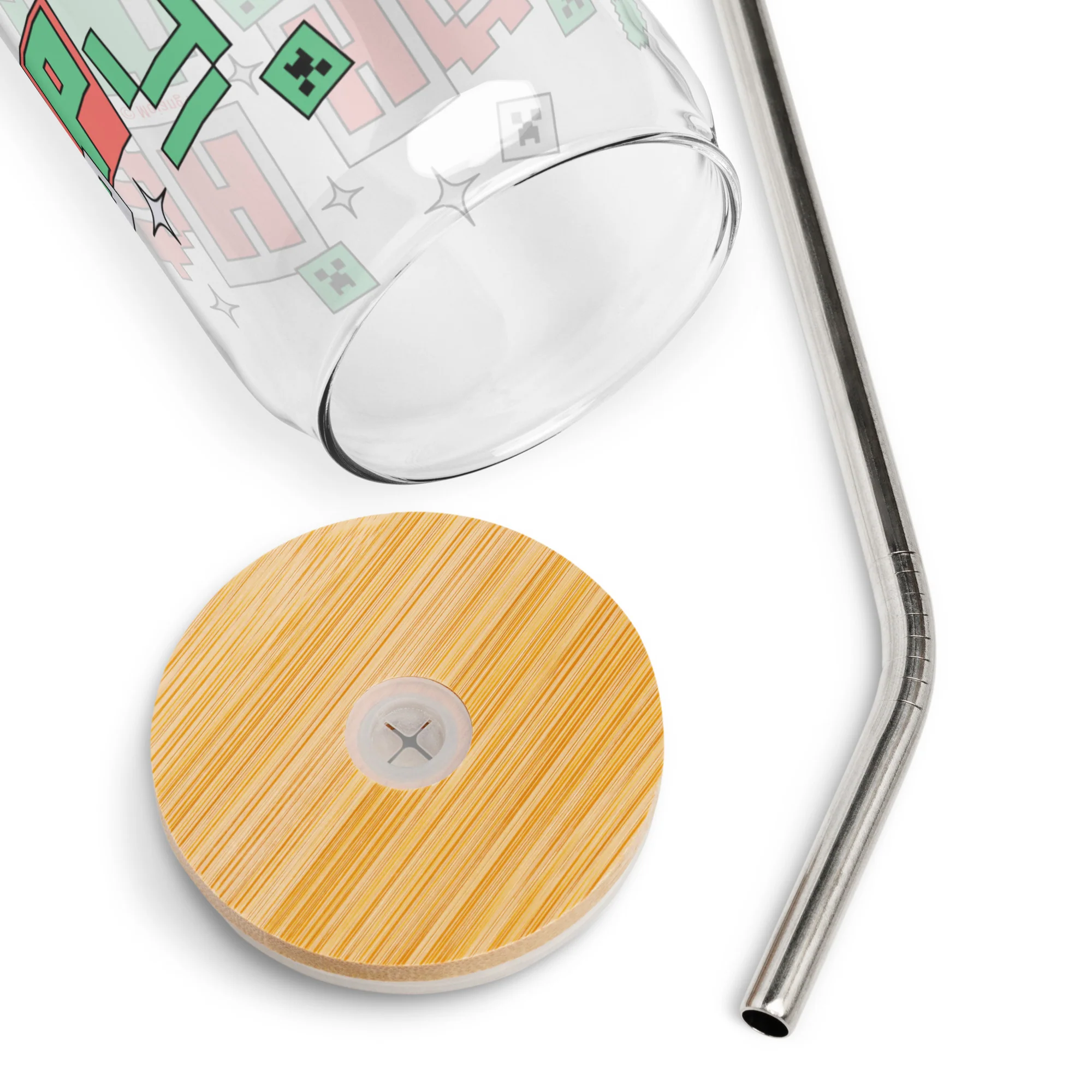Minecraft Glass Happy Valentine's - Image 3