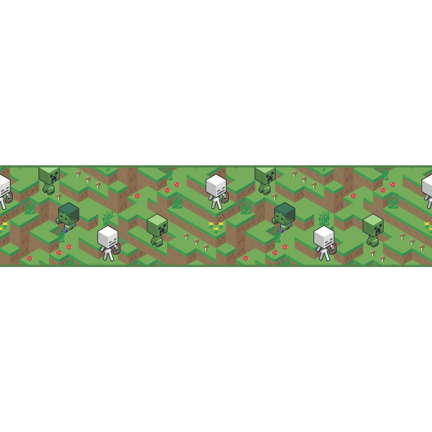 Minecraft Hillside Peel & Stick Border - Image 4