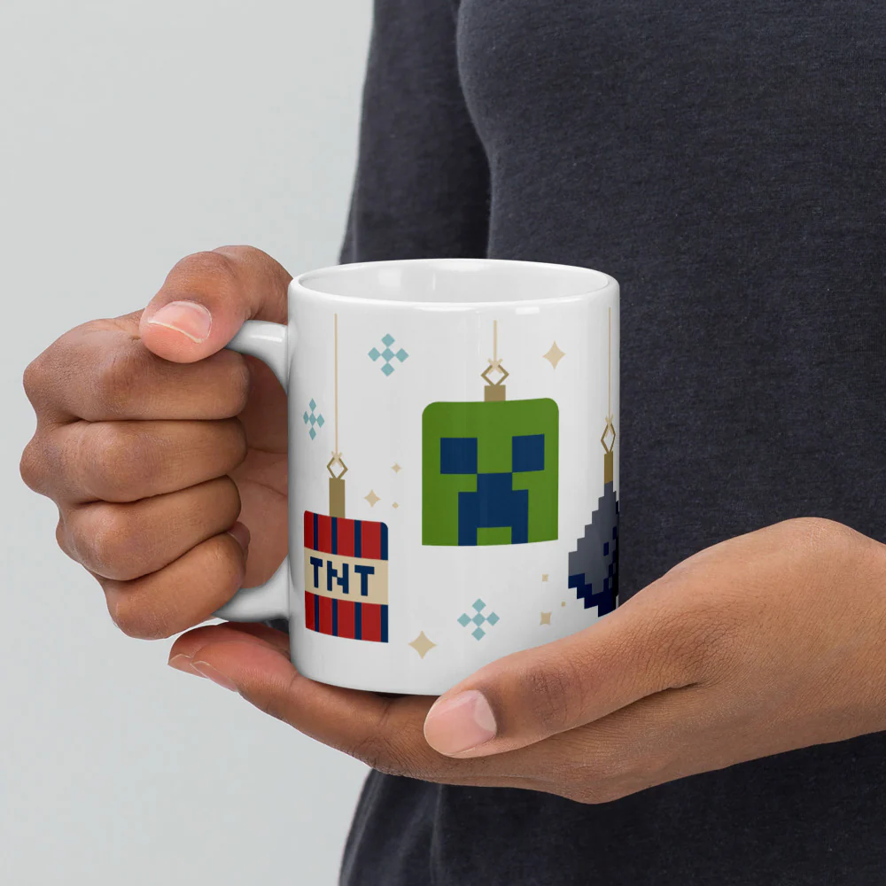 Minecraft Holiday Ornament Mug - Image 3