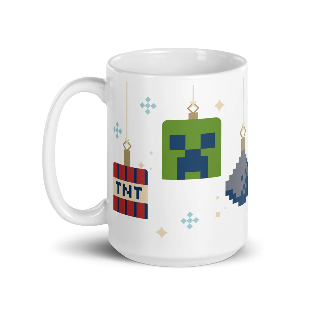 Minecraft Holiday Ornament Mug - Image 5