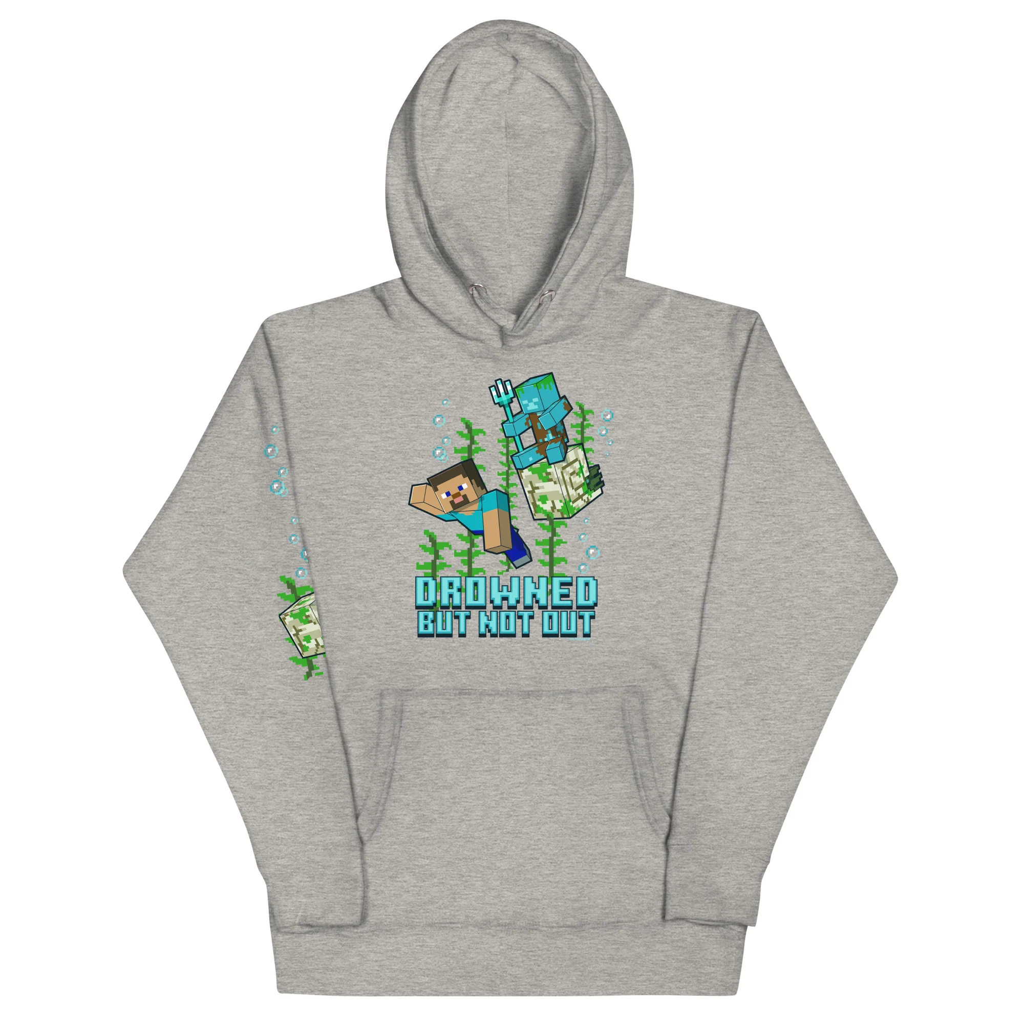 Minecraft Hoodie Drowned But Not Out