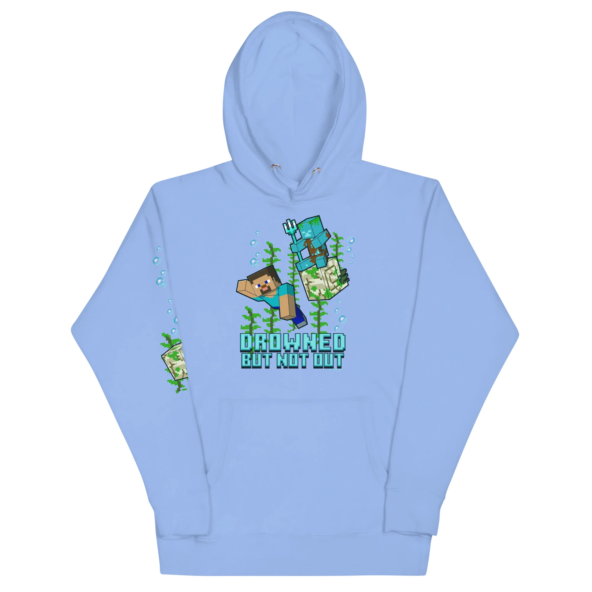 Minecraft Hoodie Drowned But Not Out - Image 2