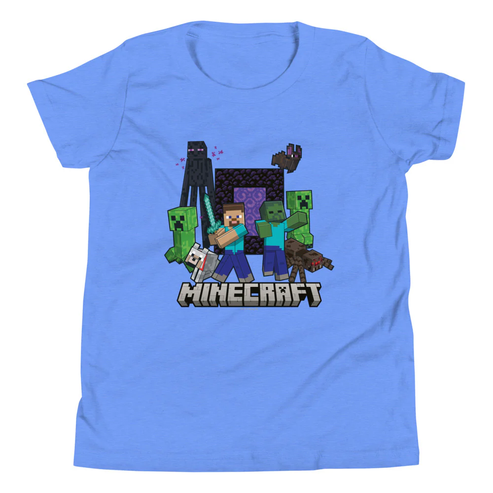 Minecraft Iconic Group Kids T-Shirt - Image 7